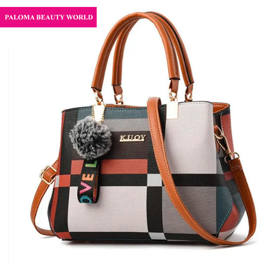 Luxury Handbag Women Messenger Bags Designer Brand Plaid Shoulder Female Ladies Handbag