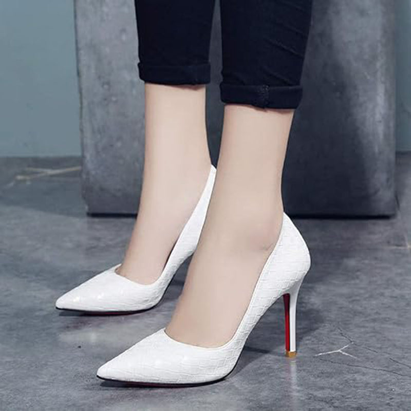 Paloma Beauty World Heels for Women, Upgrade Your Style and Comfort with Dressy, Professional, and Comfortable Women's Pumps, Find Your Ideal Pair of White Pumps, Womens Heels, or Nude Pumps Size 38