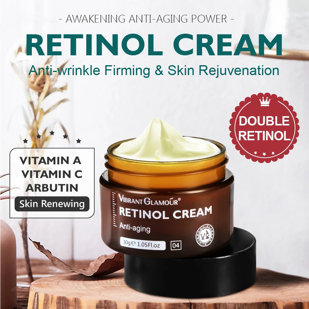 Retinol Face Cream Face Serum 2 PCS/Set