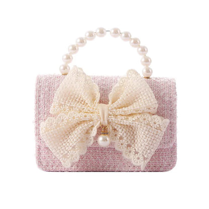 2024 New Kids Mini Handbag Tote Cute Little Girls Princess Crossbody Bags Kids Coin Pouch Toddler Clutch Gift Bag