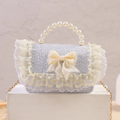2024 New Kids Mini Handbag Tote Cute Little Girls Princess Crossbody Bags Kids Coin Pouch Toddler Clutch Gift Bag
