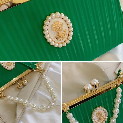 Wedding Evening Pearl Bag Elegant Women Banquet Fashion Handbags Luxury Designer Lady Crossbody Bags