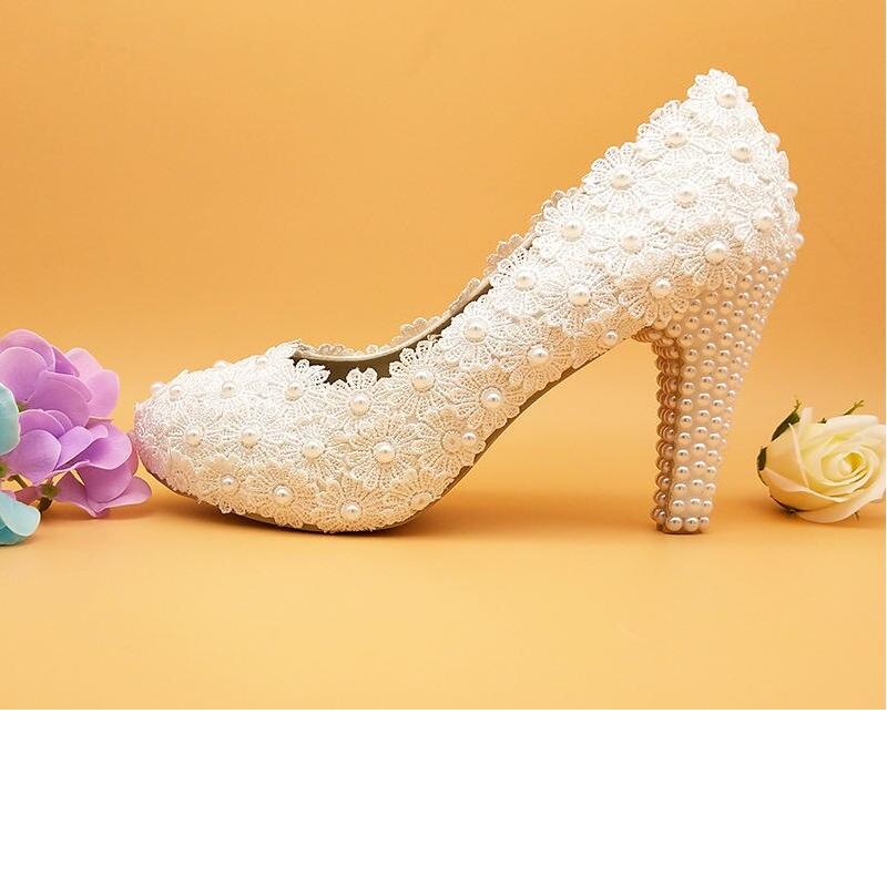 Lace Women wedding shoes