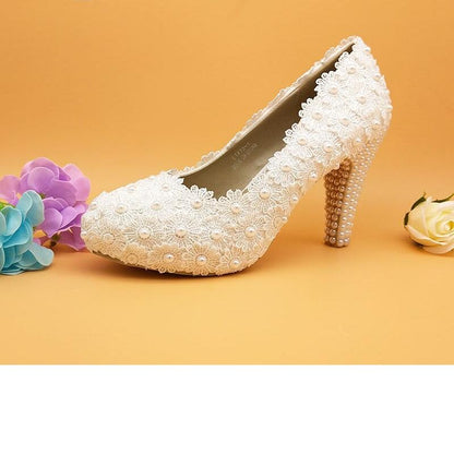 Lace Women wedding shoes