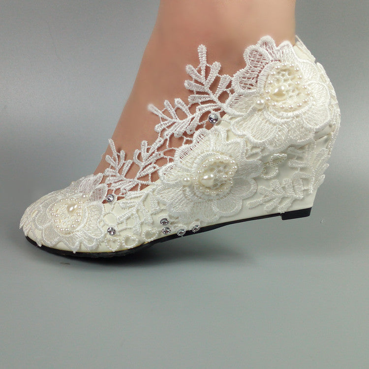 weddding shoes Bride White - paloma-beauty-world