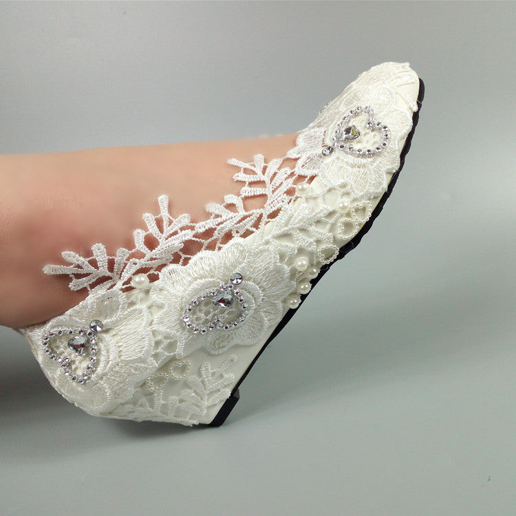 weddding shoes Bride White - paloma-beauty-world