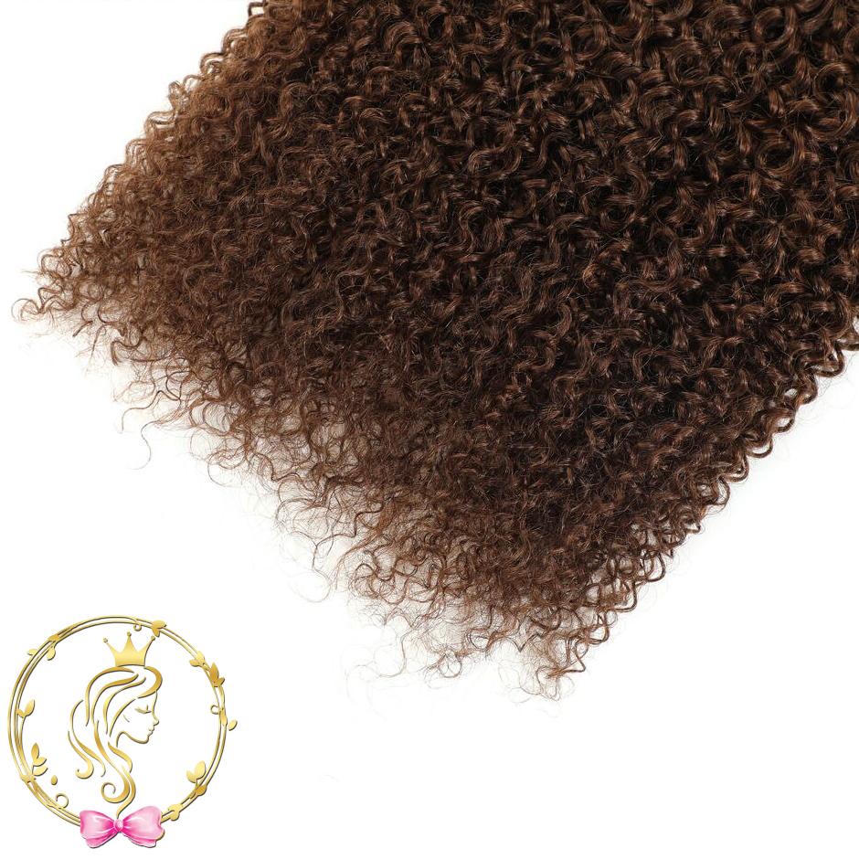 Brazilian Hair Weave Bundles Water Wave Hair Weave Pre-Colored Light Brown Non-Remy Human Hair Bundles 1/3/4 PC/Lot Middle Ratio