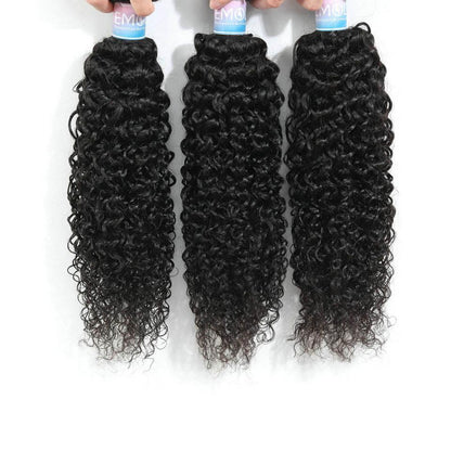 Malaysian Kinky Curly 100% Human Hair Weave Bundles