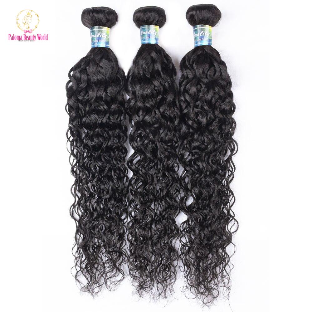 9A Double Weft Malaysian Water Wave Hair Bundles