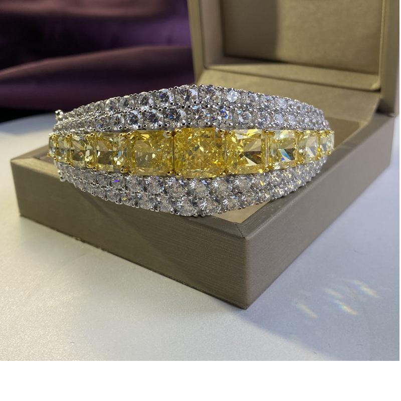 925 Sterling Silver Sparkling Bracelet Fine Jewelry