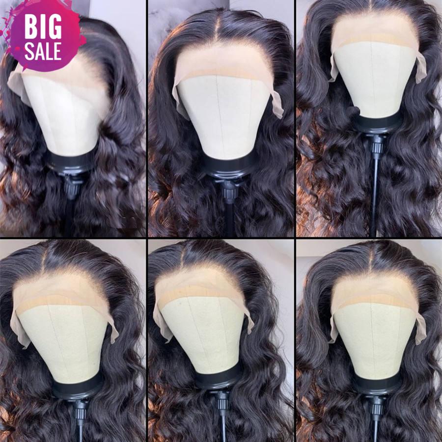 Highlight Ombre Color Body Wave Lace Front Human Hair Wigs