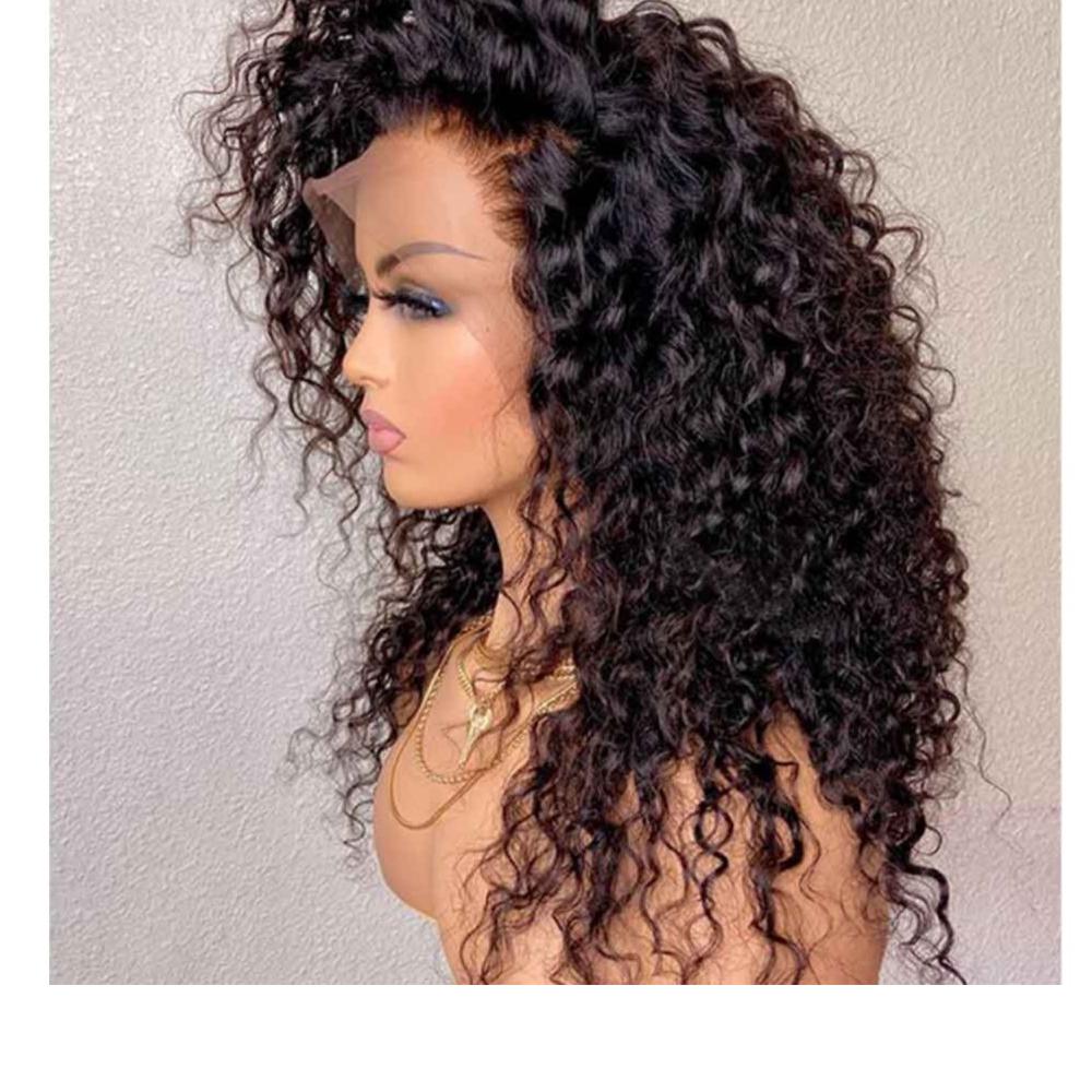 Full Lace Wig Curly Human Hair Wig 360 Lace Frontal Wig Human Hair Brazilian Hair Wigs Wigs For Women Pre Plucked Bleached Knots
