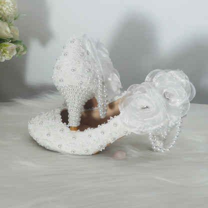 ladies handmade Lace shoe - paloma-beauty-world