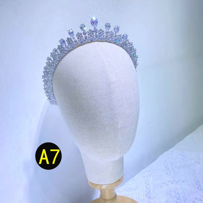 Fashion AAA CZ Bridal Crown Fashion AAA CZ Bridal Crown Fashion AAA CZ Bridal Crown Fashion AAA CZ Bridal Crown 