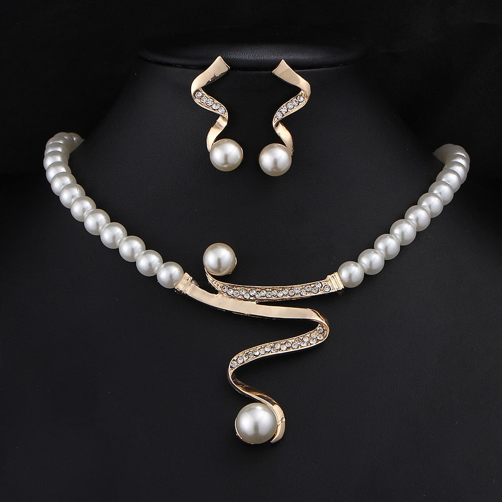 Simulated-pearl Jewelry Set Simulated-pearl Jewelry Set Simulated-pearl Jewelry Set Simulated-pearl Jewelry Set Simulated-pearl Jewelry Set