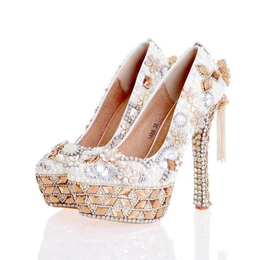 Luxury Crystal Women Wedding shoes Luxury Crystal Women Wedding shoes Luxury Crystal Women Wedding shoes 