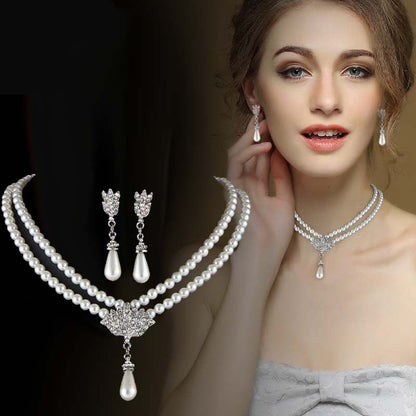 Simulated-pearl Jewelry Set Simulated-pearl Jewelry Set Simulated-pearl Jewelry Set Simulated-pearl Jewelry Set Simulated-pearl Jewelry Set