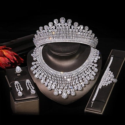 Zirconia Bridal Jewelry Set 