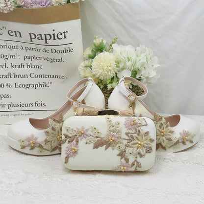 Flower shoes with matching bags Flower shoes with matching bags Flower shoes with matching bags 