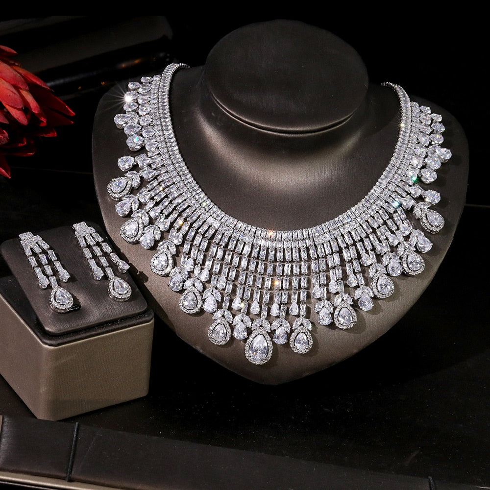 Zirconia Bridal Jewelry Set 