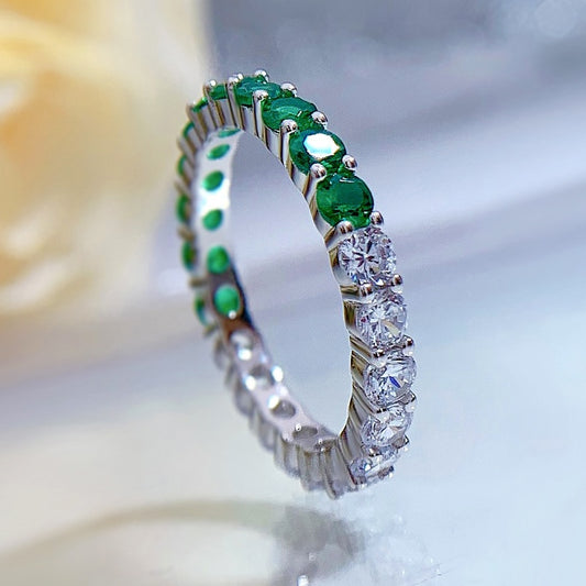 Emerald High Carbon Diamond Rings Emerald High Carbon Diamond Rings Emerald High Carbon Diamond Rings 