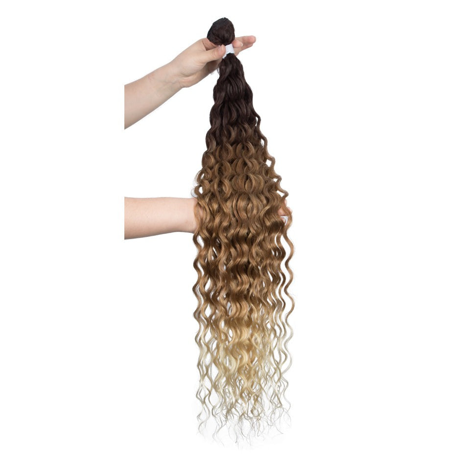 32 Inch Deep Wave Synthetic Curling Hair Bundles - paloma-beauty-world