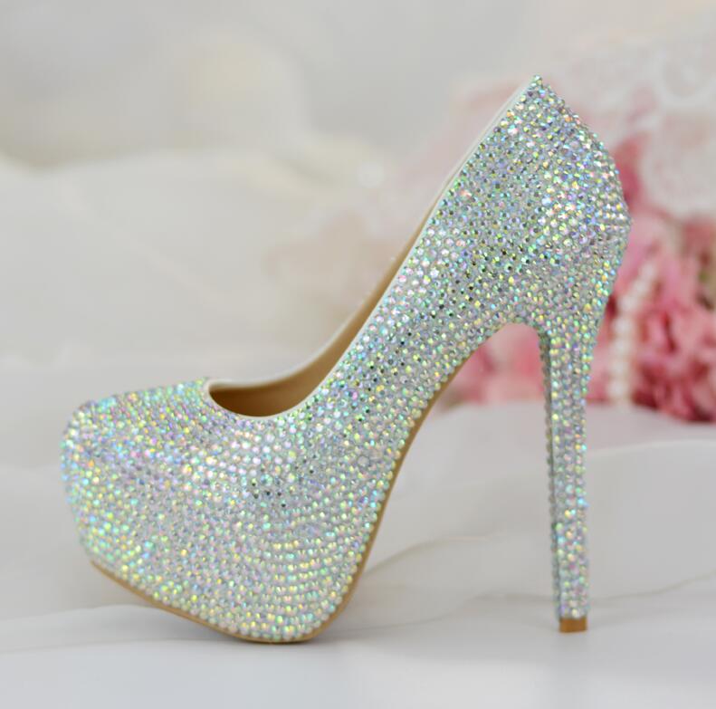 Shining Rhinestone Crystal Bling Shoes For Women - paloma-beauty-world