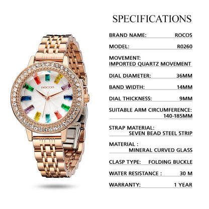 Luxury Quartz Diamond Watch Luxury Quartz Diamond Watch Luxury Quartz Diamond Watch