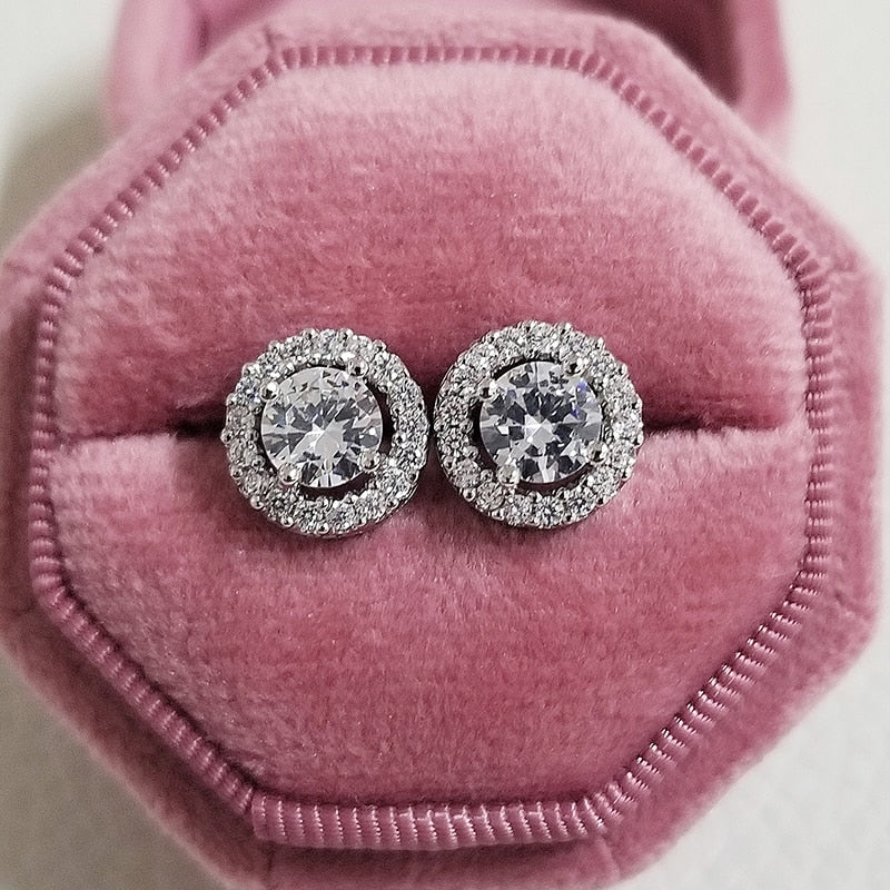 Silver Color Stud Pink Earing Silver Color Stud Pink Earing Silver Color Stud Pink Earing Silver Color Stud Pink Earing
