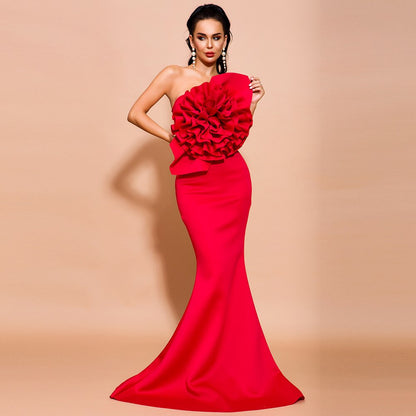 Floral Red Mermaid Evening Dress Floral Red Mermaid Evening Dress Floral Red Mermaid Evening Dress Floral Red Mermaid Evening Dress 