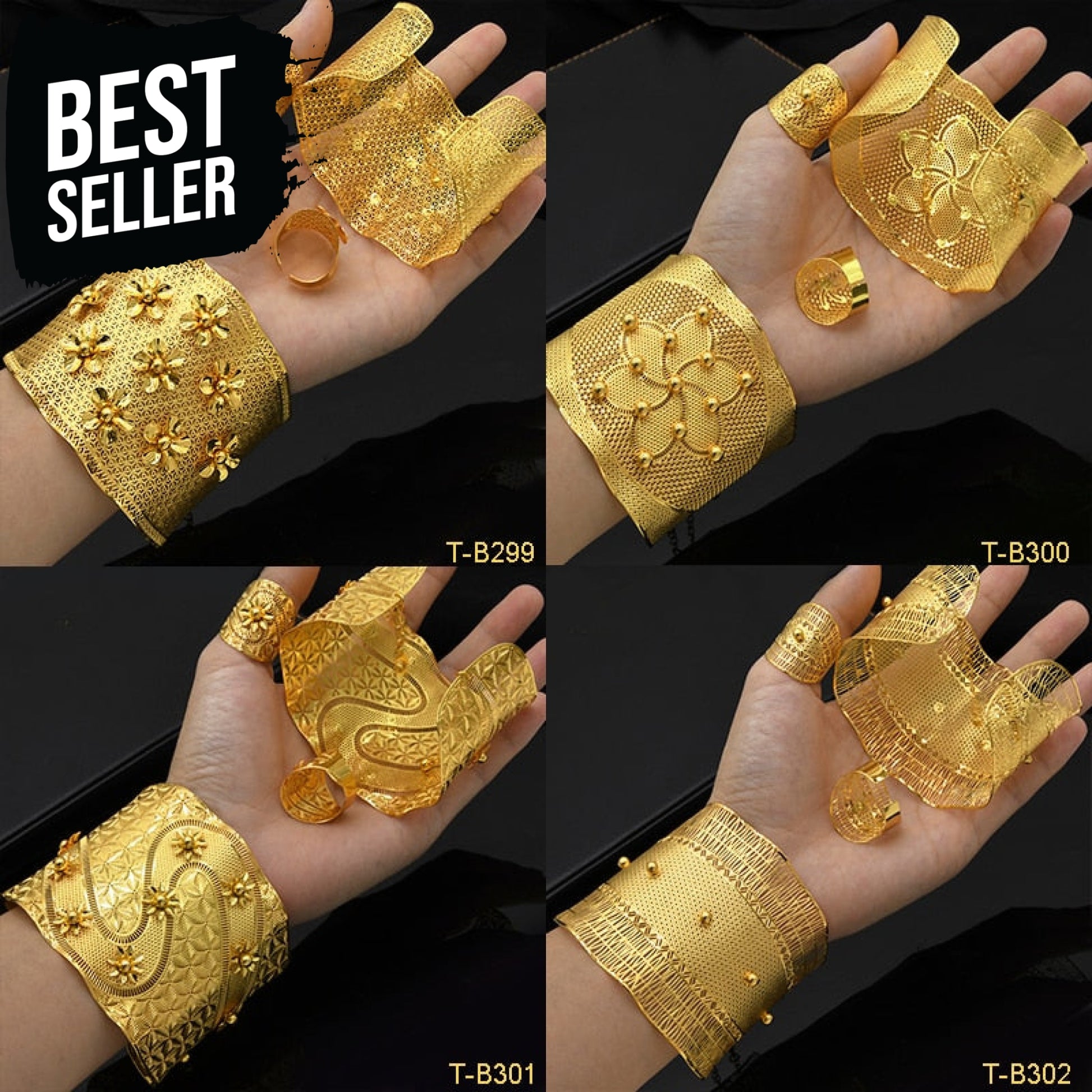 Arabic Charm Gold Color Bracelet