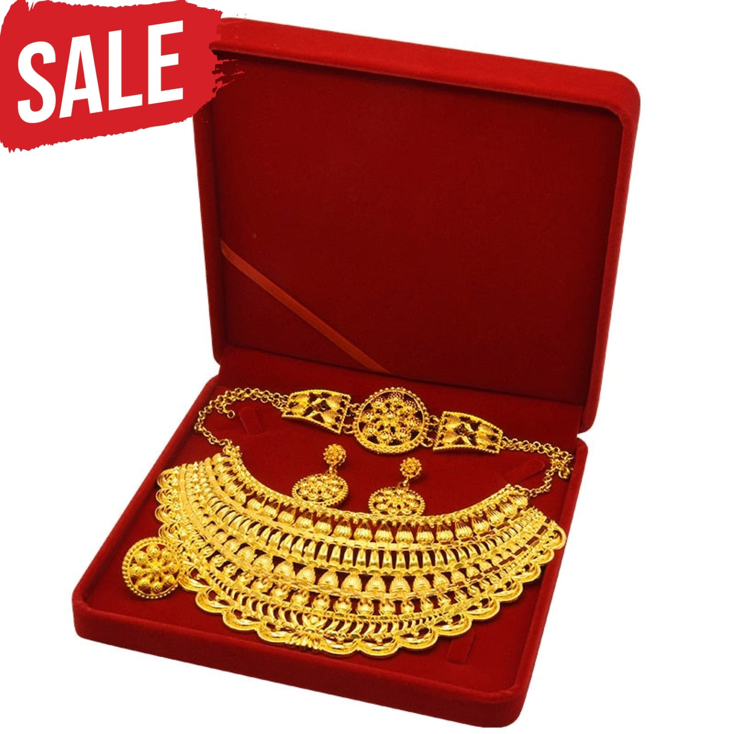 Gold Plated Necklace Jewelry Set Gold Plated Necklace Jewelry Set Gold Plated Necklace Jewelry Set 